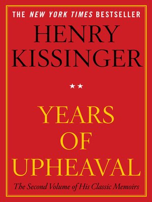cover image of Years of Upheaval
